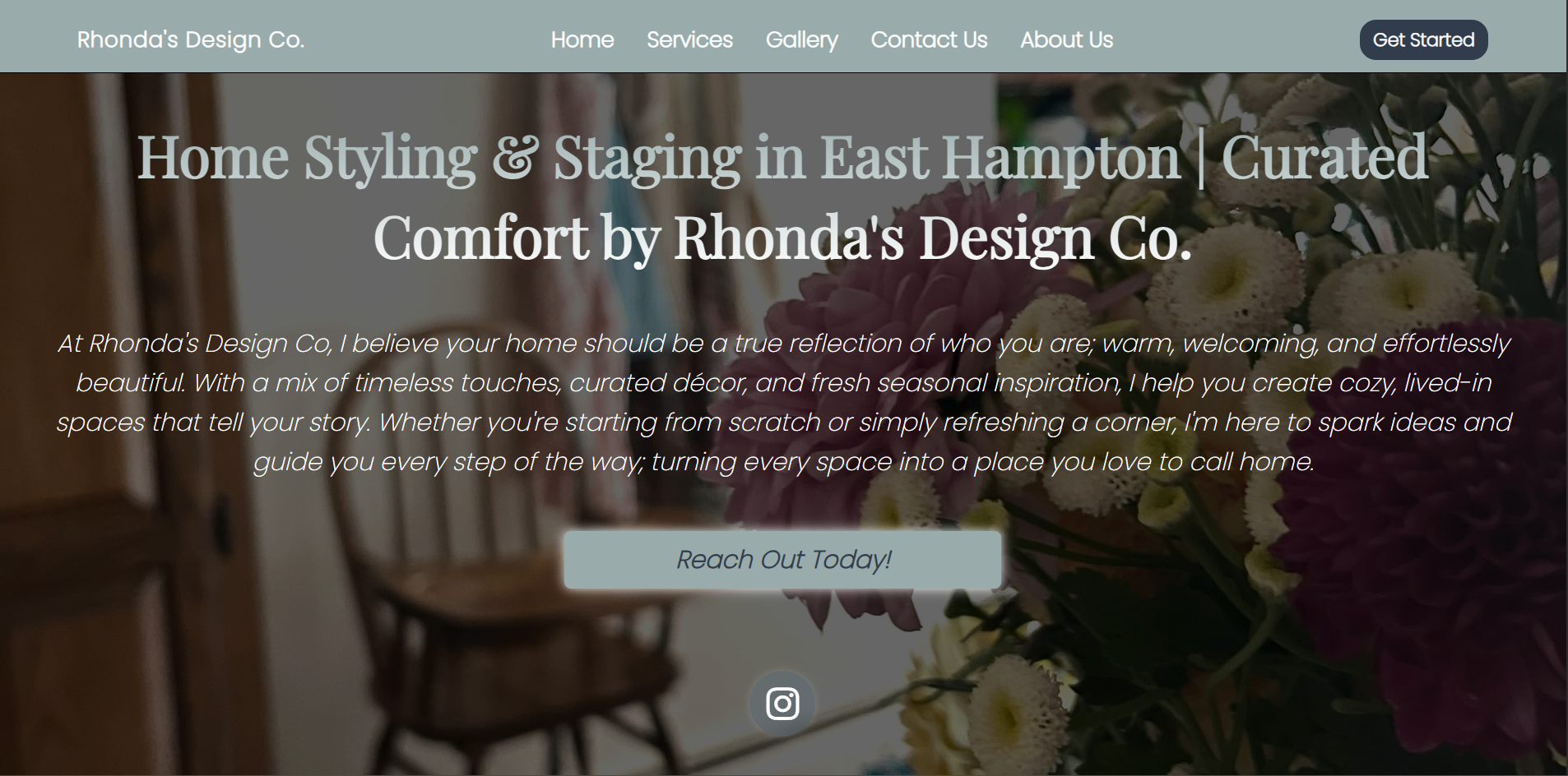 Rhonda's Design Co Homepage